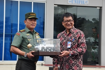 Anoa Panser Handover to Mabes TNI