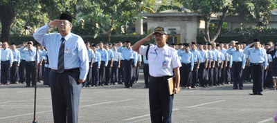 Commemoration Ceremony of Republic of Indonesia 68th Anniversary at PT Pindad (Persero)