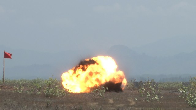 PT Pindad (Persero) Laksanakan Uji Statis Warhead Roket